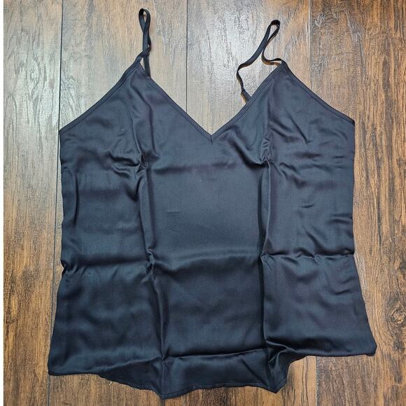 New Ettitude Sateen Cami Onyx Size Small - Picture 6 of 7